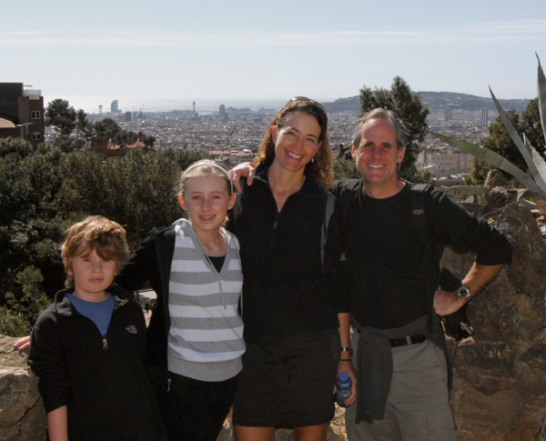 Smith family in Barcelona