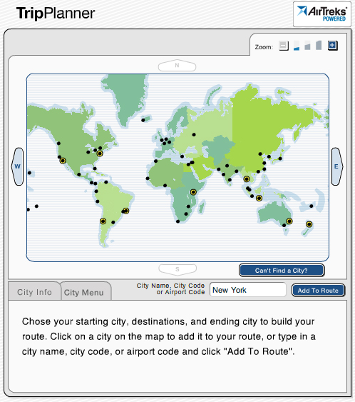 AirTreks Trip Planner